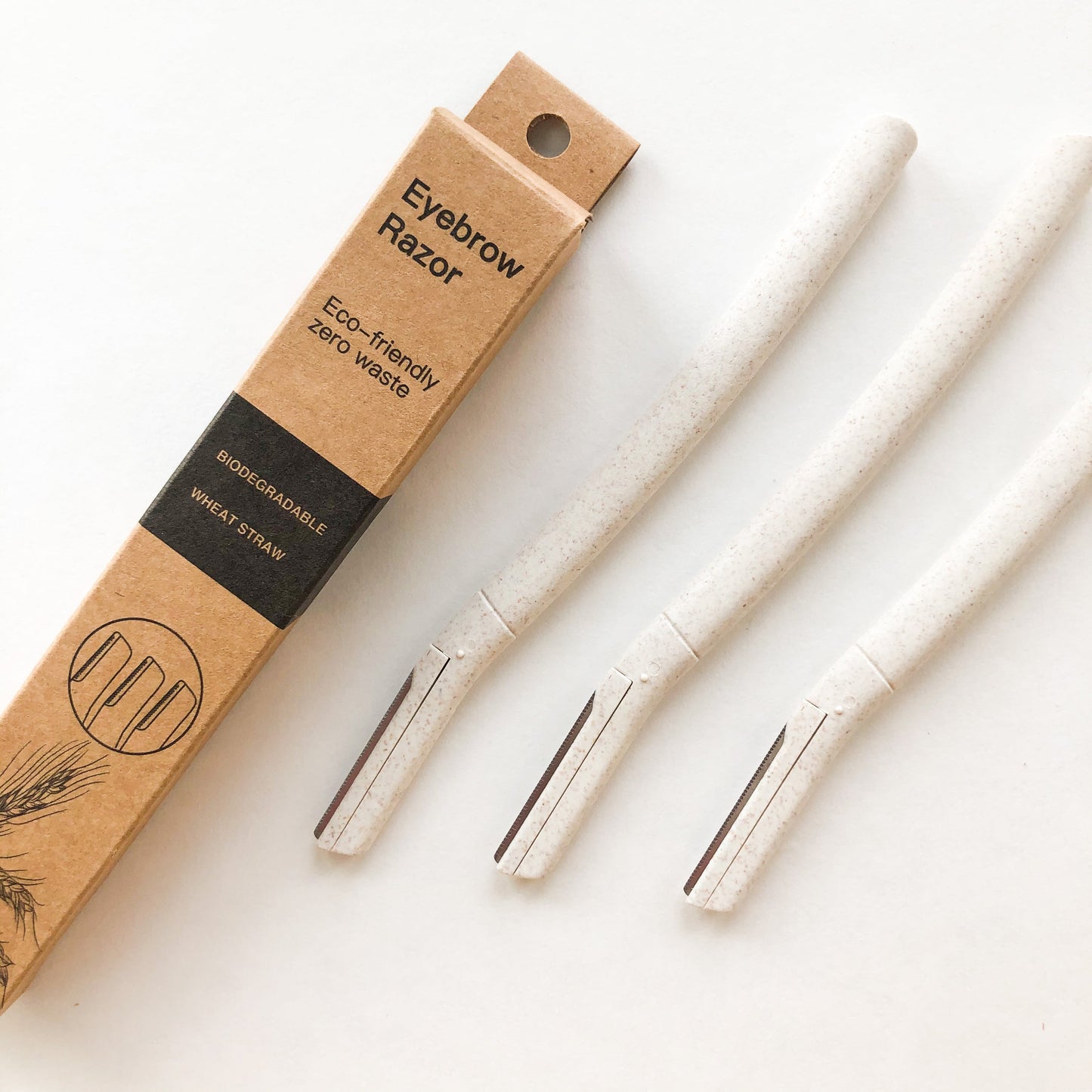 Biodegradable Eyebrow and Dermaplane Razor