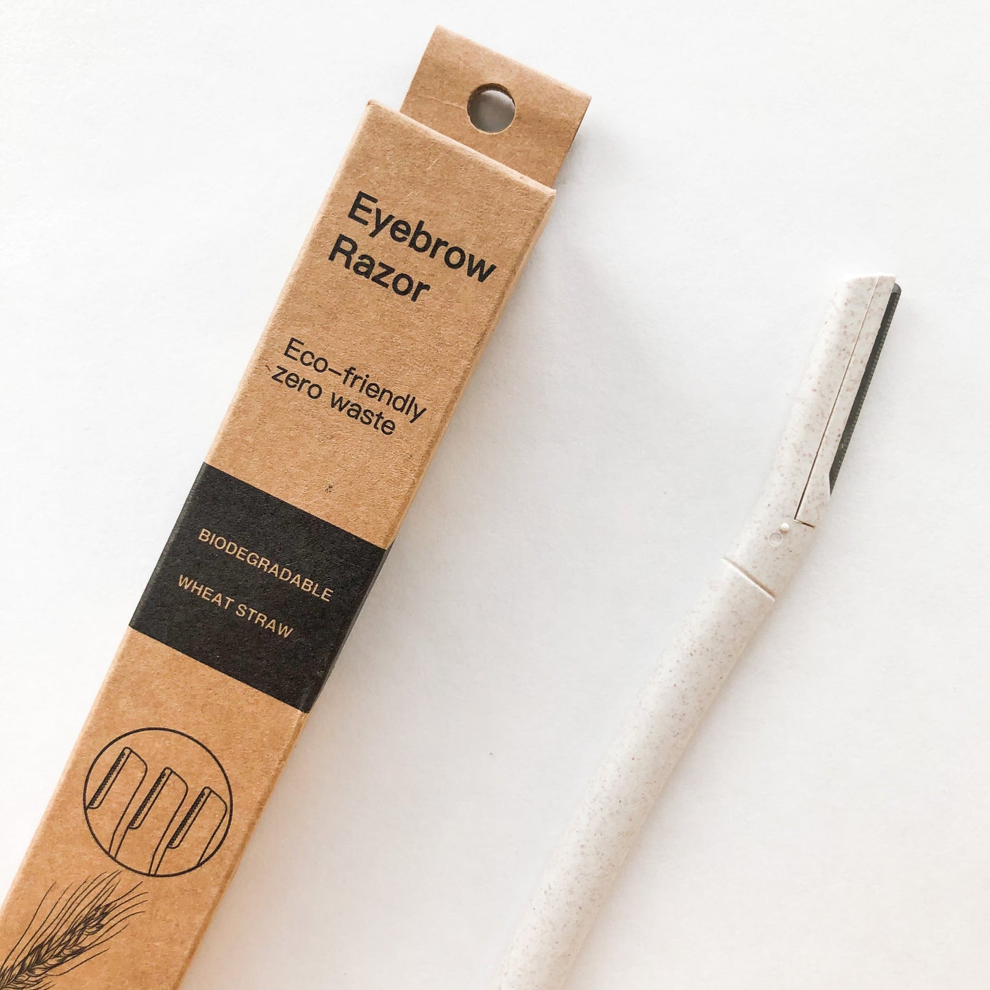 Biodegradable Eyebrow and Dermaplane Razor